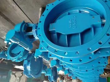 Dubbelflänsad koncentrisk vridspjällsventil