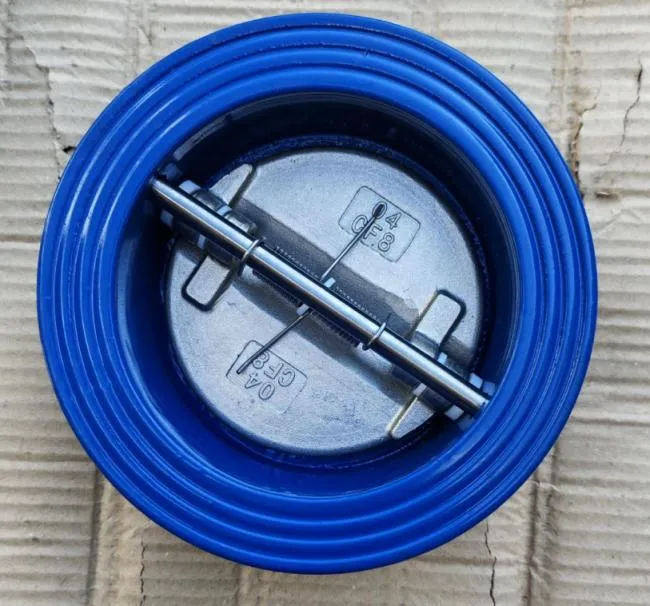 Duktiljärn dubbel-skivskiva-typ backventil